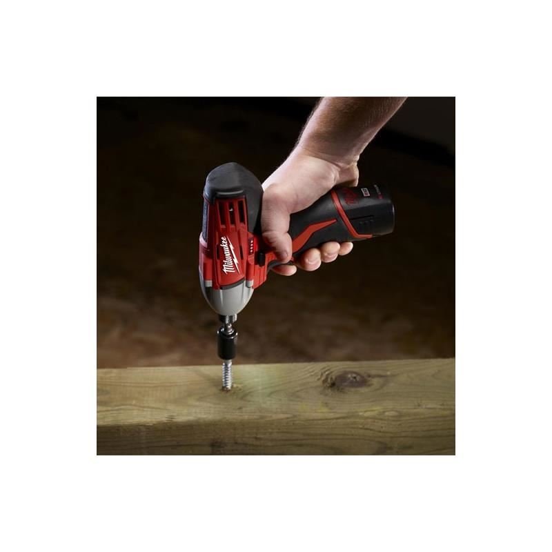 Milwaukee | 2450 - 22 M12 Cordless Lithium - Ion 1/4" Hex Impact Driver - Mississauga Hardware Centre Inc