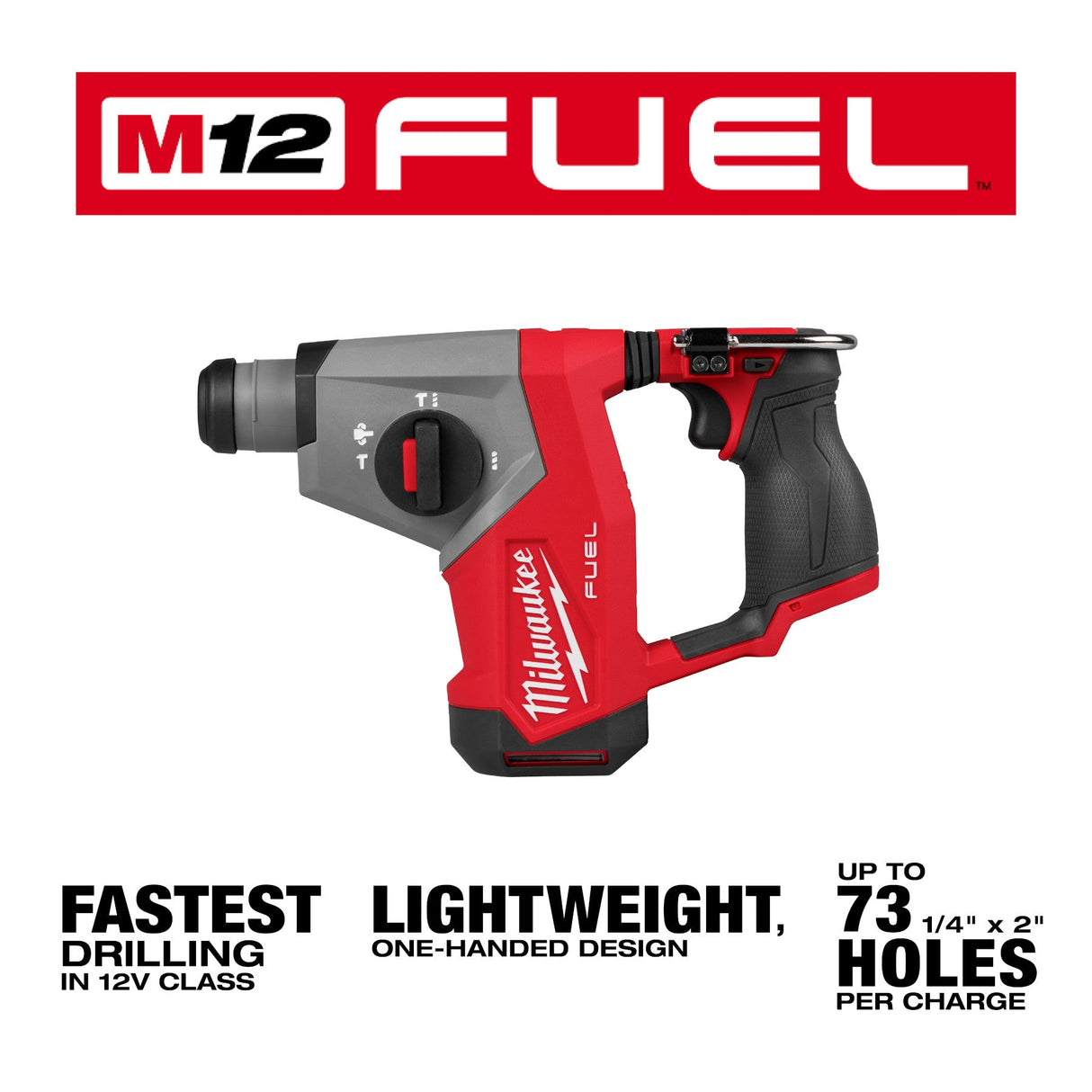 Milwaukee 2508 - 20 M12 FUEL™ 5/8” SDS Plus Rotary Hammer - Mississauga Hardware Centre Inc