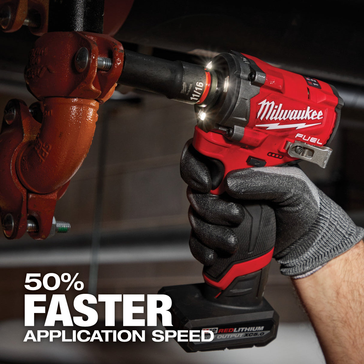 Milwaukee 2563P - 20 M12 FUEL™ Stubby 1/2" Impact Wrench w/ Pin Detent - Mississauga Hardware Centre Inc