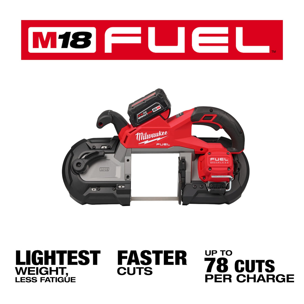 Milwaukee 2929 - 22 M18 FUEL™ Deep Cut Band Saw Kit - Mississauga Hardware Centre Inc