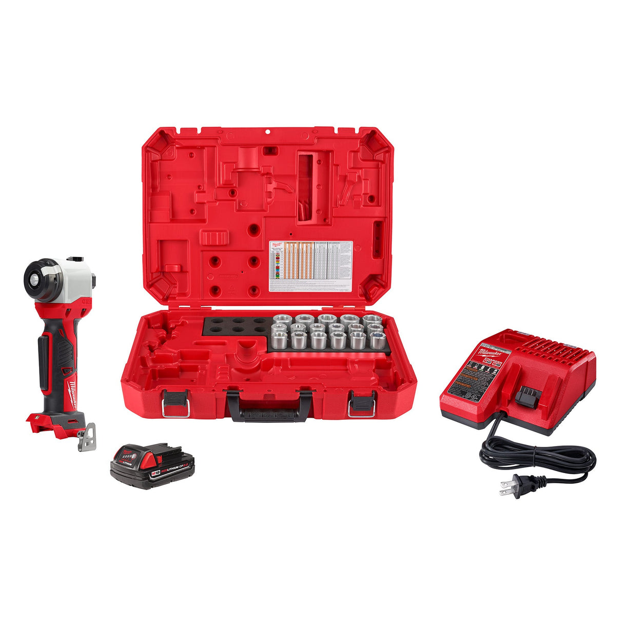 Milwaukee 2935CU - 21S M18™ Cable Stripper Kit with 17 Cu THHN / XHHW Bushings - Mississauga Hardware Centre Inc