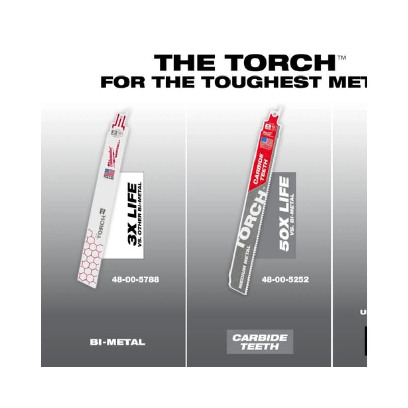 Milwaukee | 48 - 00 - 6252 Nitrus CARBIDE Teeth For Medium Metal 9 in 1 pk - Mississauga Hardware Centre Inc