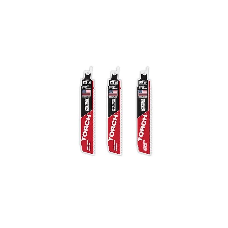 Milwaukee | 48 - 00 - 6351 Nitrus CARBIDE Teeth For Medium Metal 6 in 3 pk - Mississauga Hardware Centre Inc