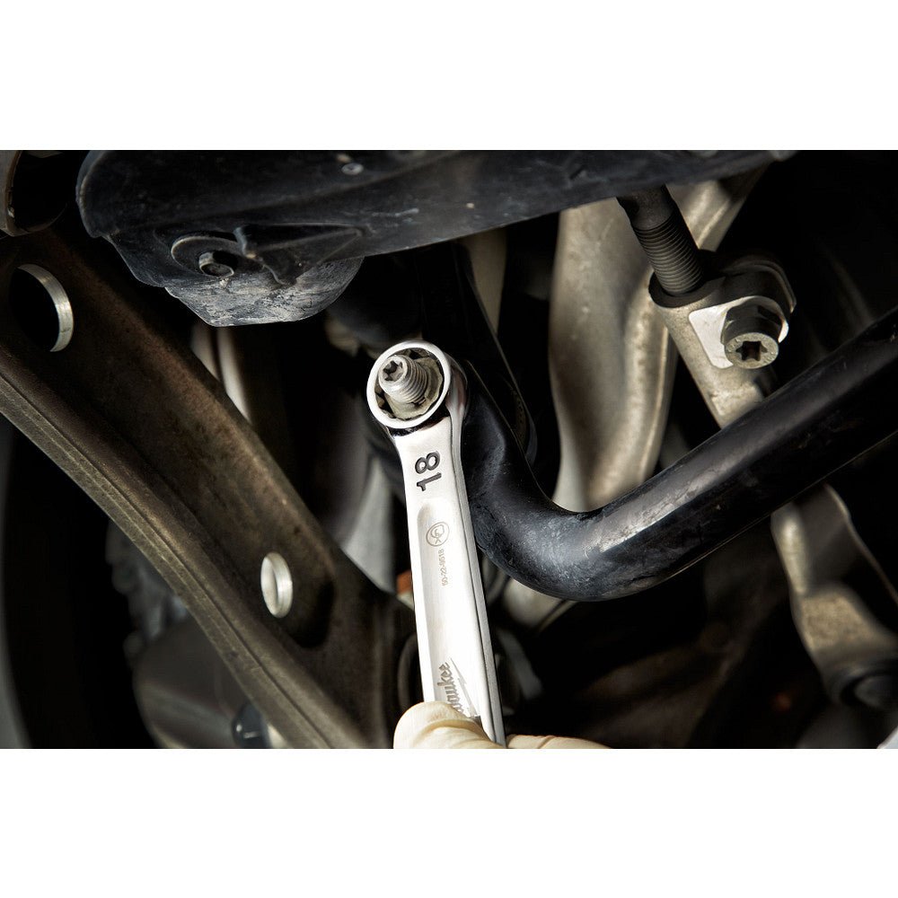 Milwaukee 48 - 22 - 0154 15pc. Metric Combination Wrench Set with Tray for PACKOUT™ Drawers - Mississauga Hardware Centre Inc