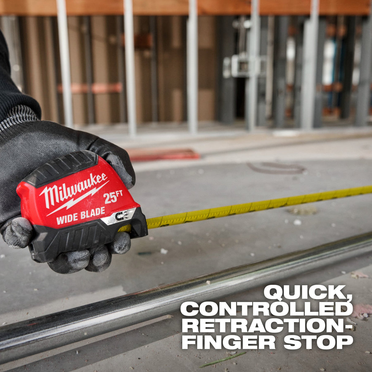 Milwaukee 48 - 22 - 1216M 16ft Wide Blade Magnetic Tape Measure - Mississauga Hardware Centre Inc