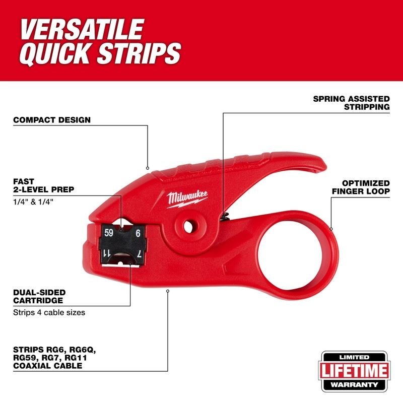 Milwaukee 48 - 22 - 3064 Coax Stripper - Mississauga Hardware Centre Inc