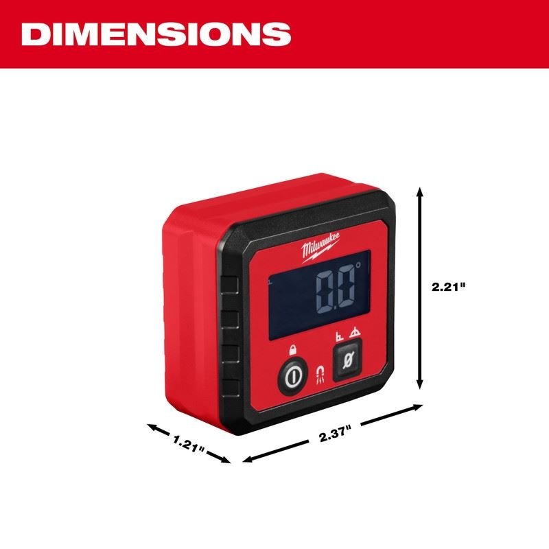 Milwaukee 48 - 22 - 5602 Digital Angle Gauge - Mississauga Hardware Centre Inc