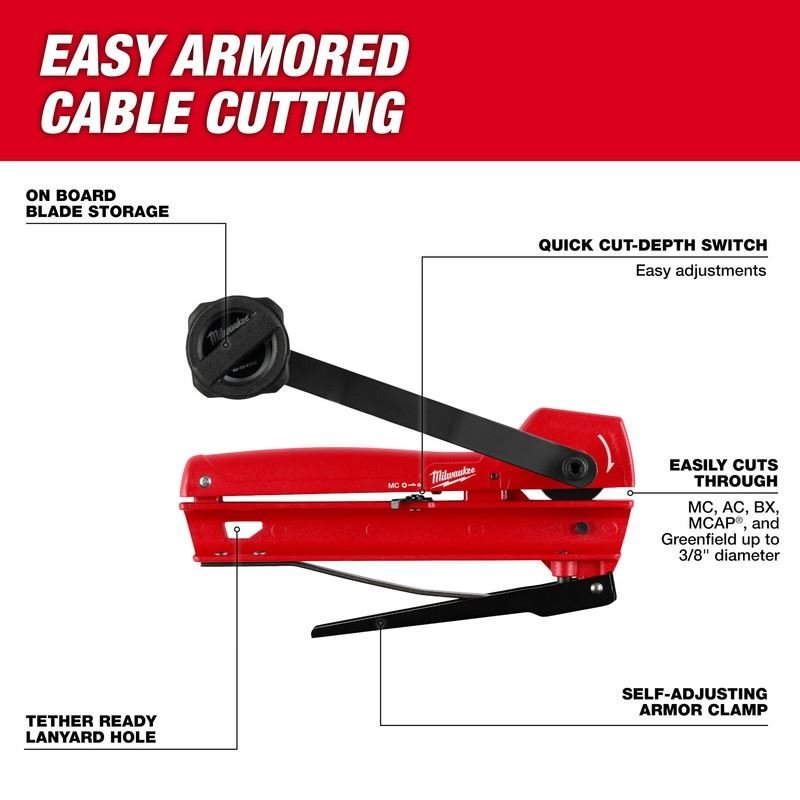 Milwaukee 48 - 22 - 6111 Armored Cable Cutter - Mississauga Hardware Centre Inc