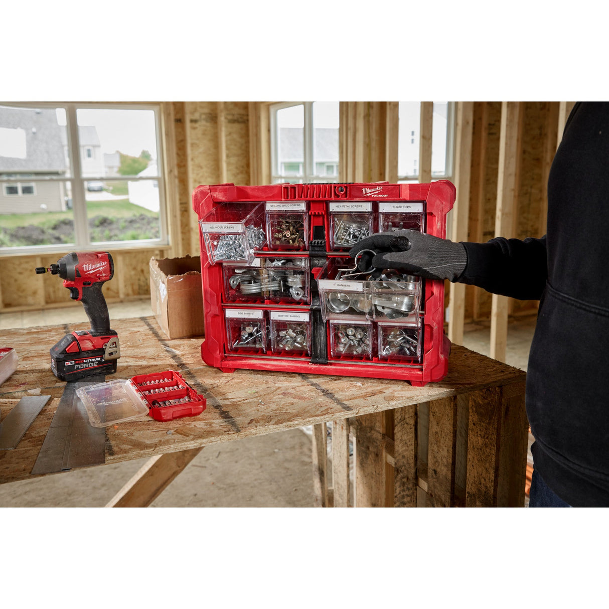 Milwaukee 48 - 22 - 8433 PACKOUT™ Tilt Bin Organizer - Mississauga Hardware Centre Inc