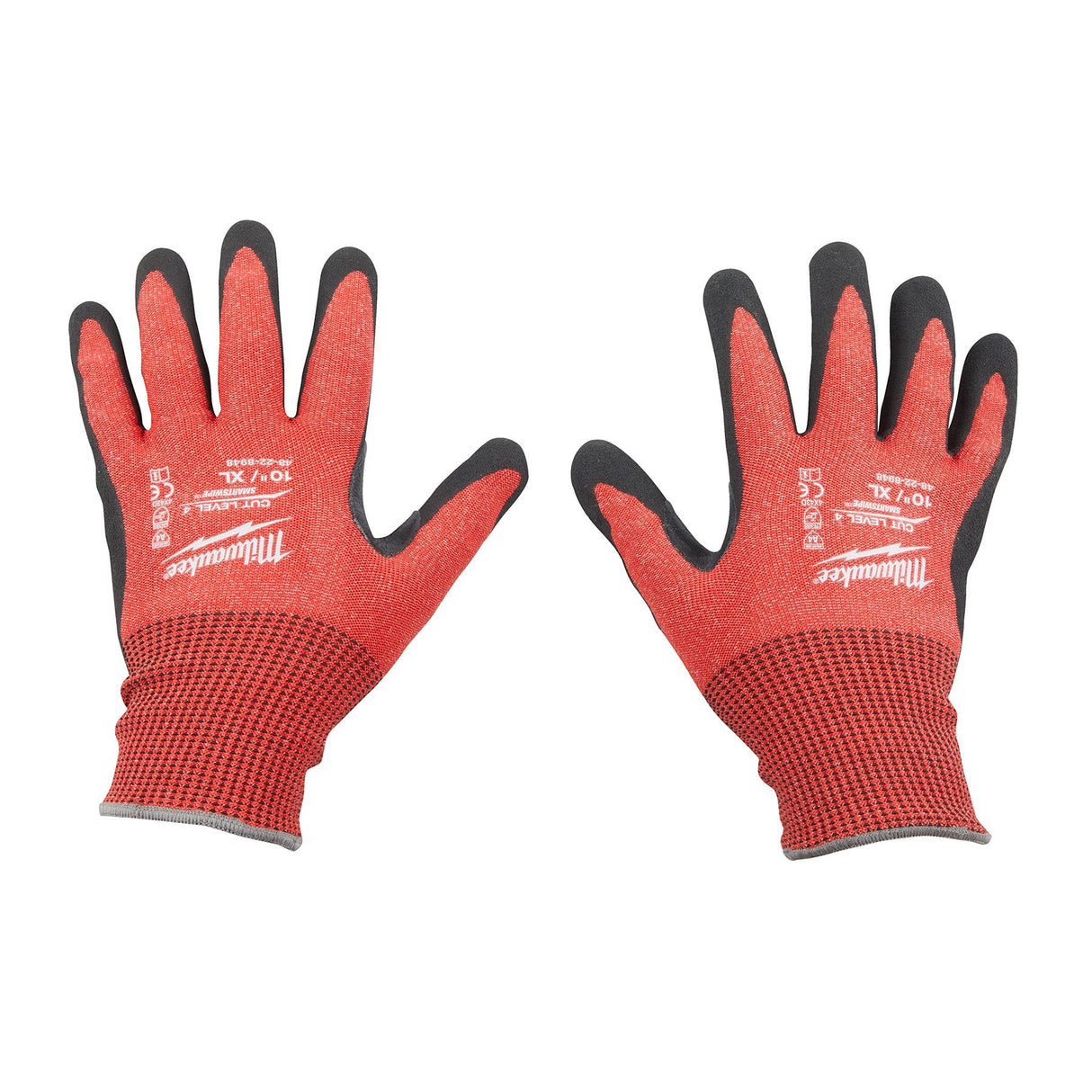 Milwaukee 48 - 22 - 8948 Cut Level 4 Nitrile Dipped Gloves (X - Large) - Mississauga Hardware Centre Inc