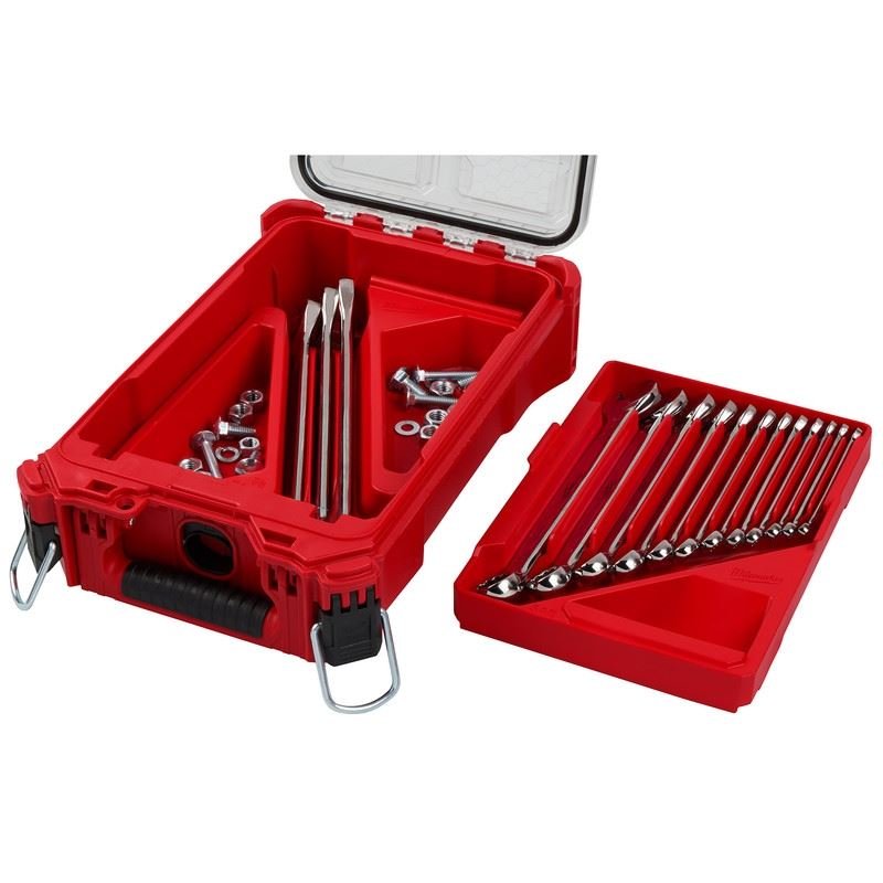 Milwaukee 48 - 22 - 9484 15pc SAE Combination Wrench Set with PACKOUT Compact Organizer - Mississauga Hardware Centre Inc