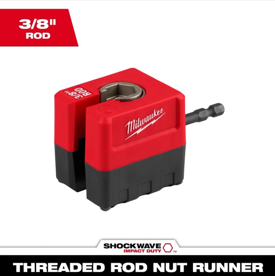 Milwaukee 48 - 32 - 2391 SHOCKWAVE™ Impact Duty 3/8" Threaded Rod Nut Runner - Mississauga Hardware Centre Inc