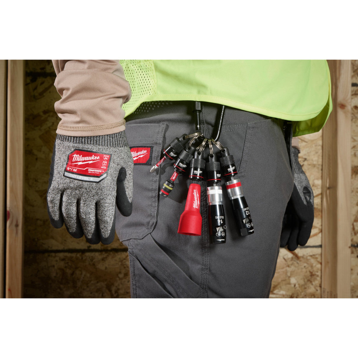 Milwaukee 48 - 32 - 4537 5PC Bit Holder with Carabiner - Mississauga Hardware Centre Inc