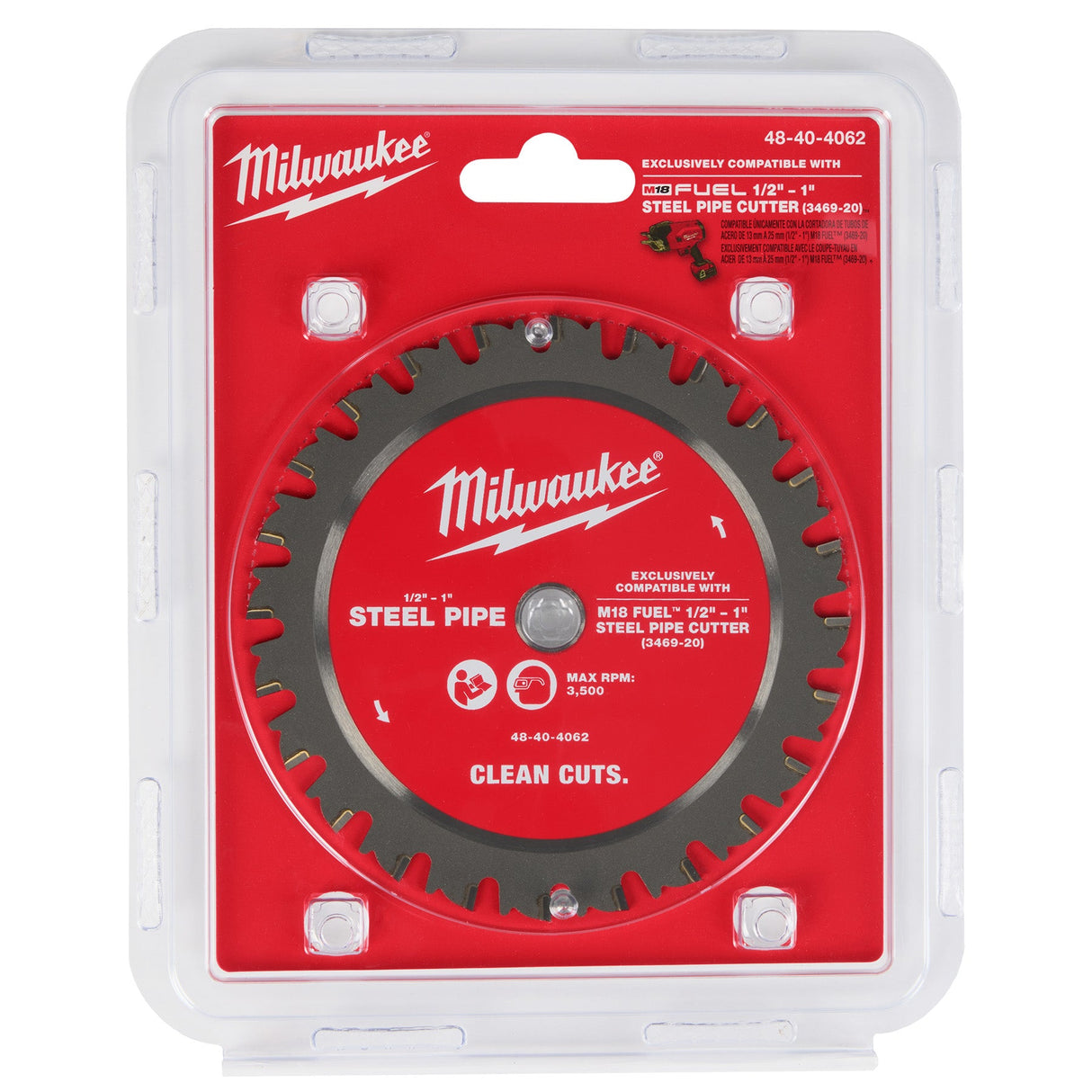 Milwaukee 48 - 40 - 4062 1/2” – 1” Steel Pipe Cutting Blade - Mississauga Hardware Centre Inc
