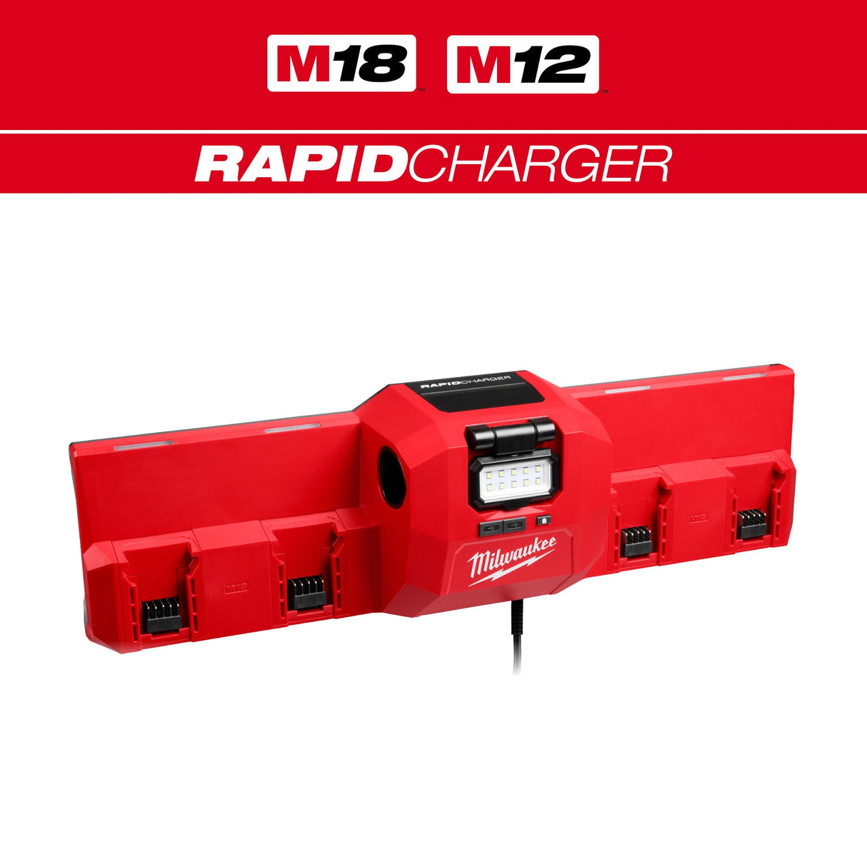 Milwaukee 48 - 59 - 1804 M18™ and M12™ Gangbox Rapid Charger - Mississauga Hardware Centre Inc