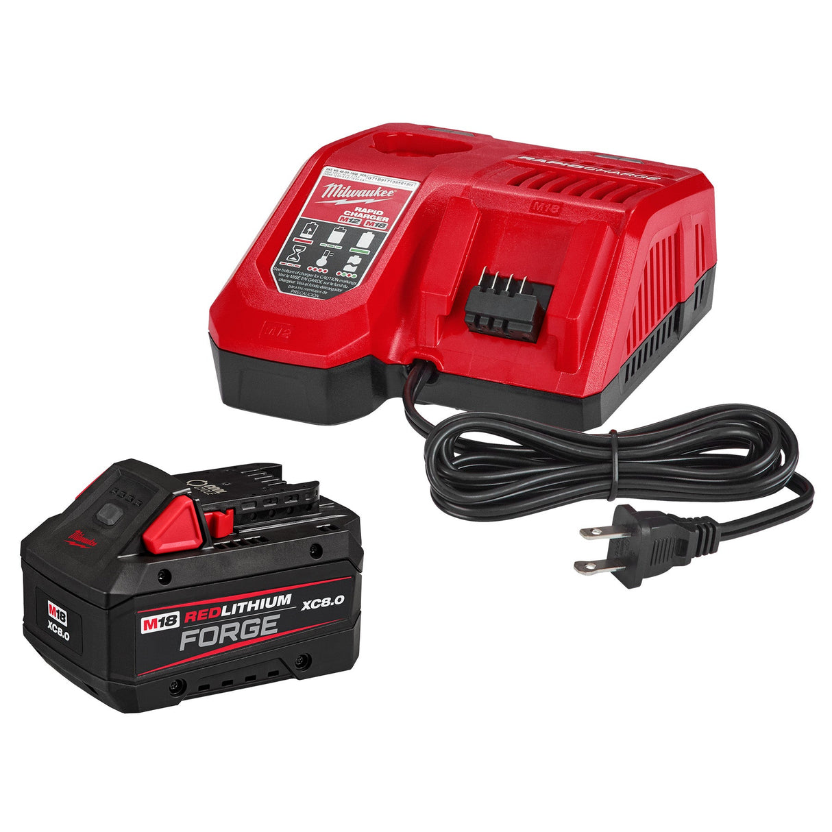 Milwaukee 48 - 59 - 1881 M18™ REDLITHIUM™ FORGE™ XC8.0 Starter Kit - Mississauga Hardware Centre Inc