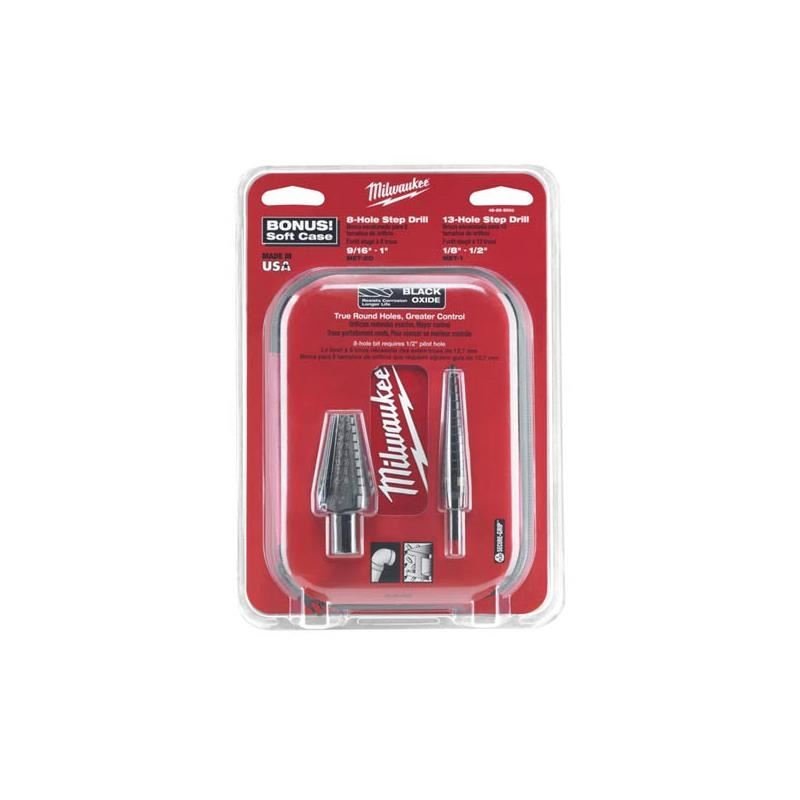 Milwaukee 48 - 89 - 9050 Step Drill Bit Set 2 Piece - Mississauga Hardware Centre Inc