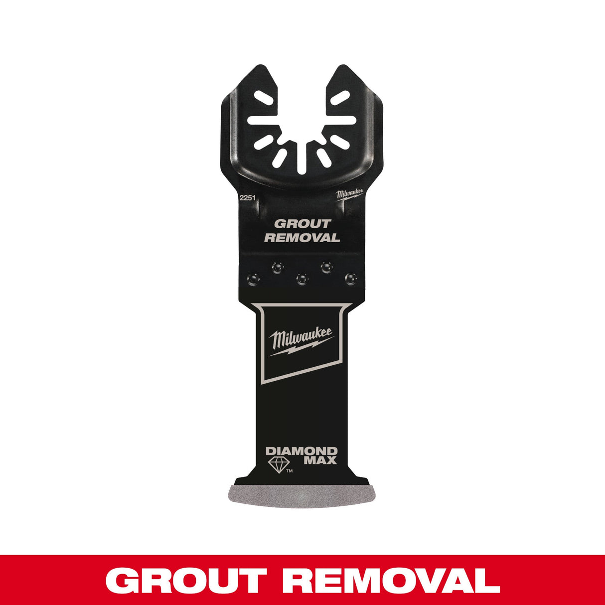 Milwaukee 49 - 25 - 2251 OPEN - LOK™ DIAMOND MAX™ Diamond Grit Grout Removal Multi - Tool Plunge Blade - Mississauga Hardware Centre Inc