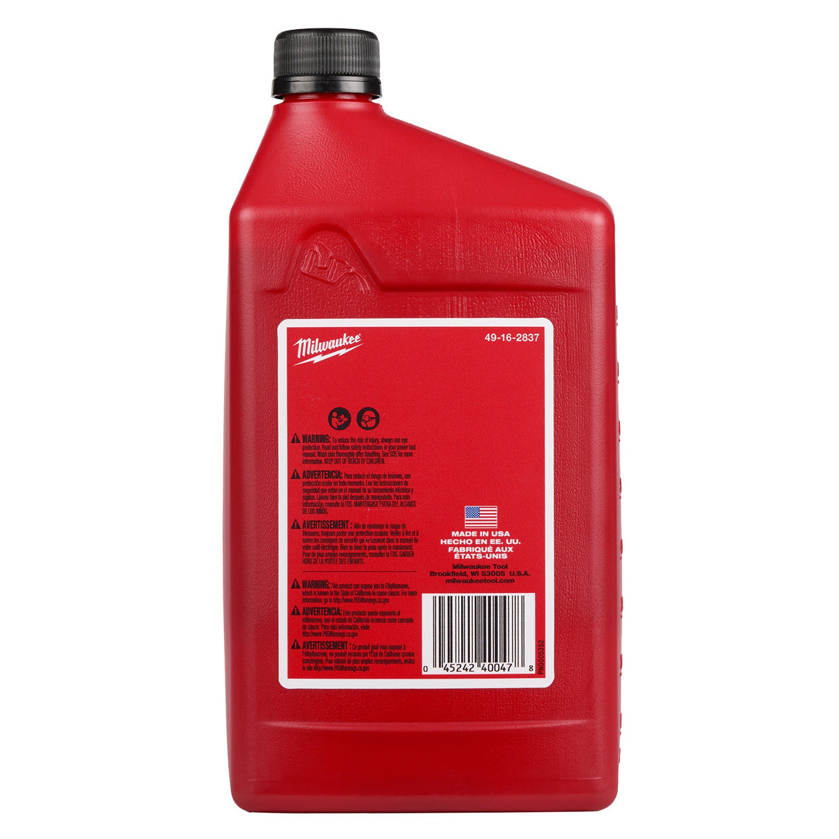 Milwaukee All Season Bar & Chain Oil - Quart - Mississauga Hardware Centre Inc