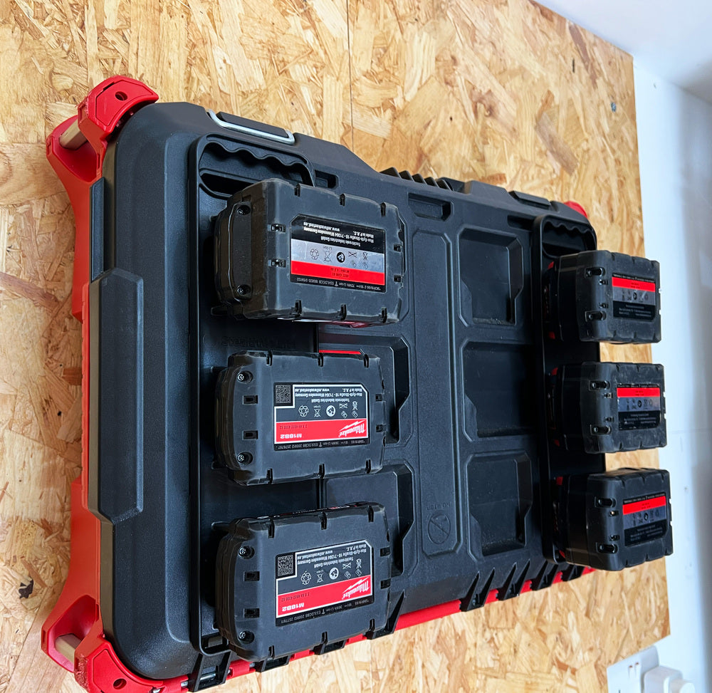 StealthMount BD-MW18-HF-1 Battery Board with Handle and Feet for Milwaukee M18
