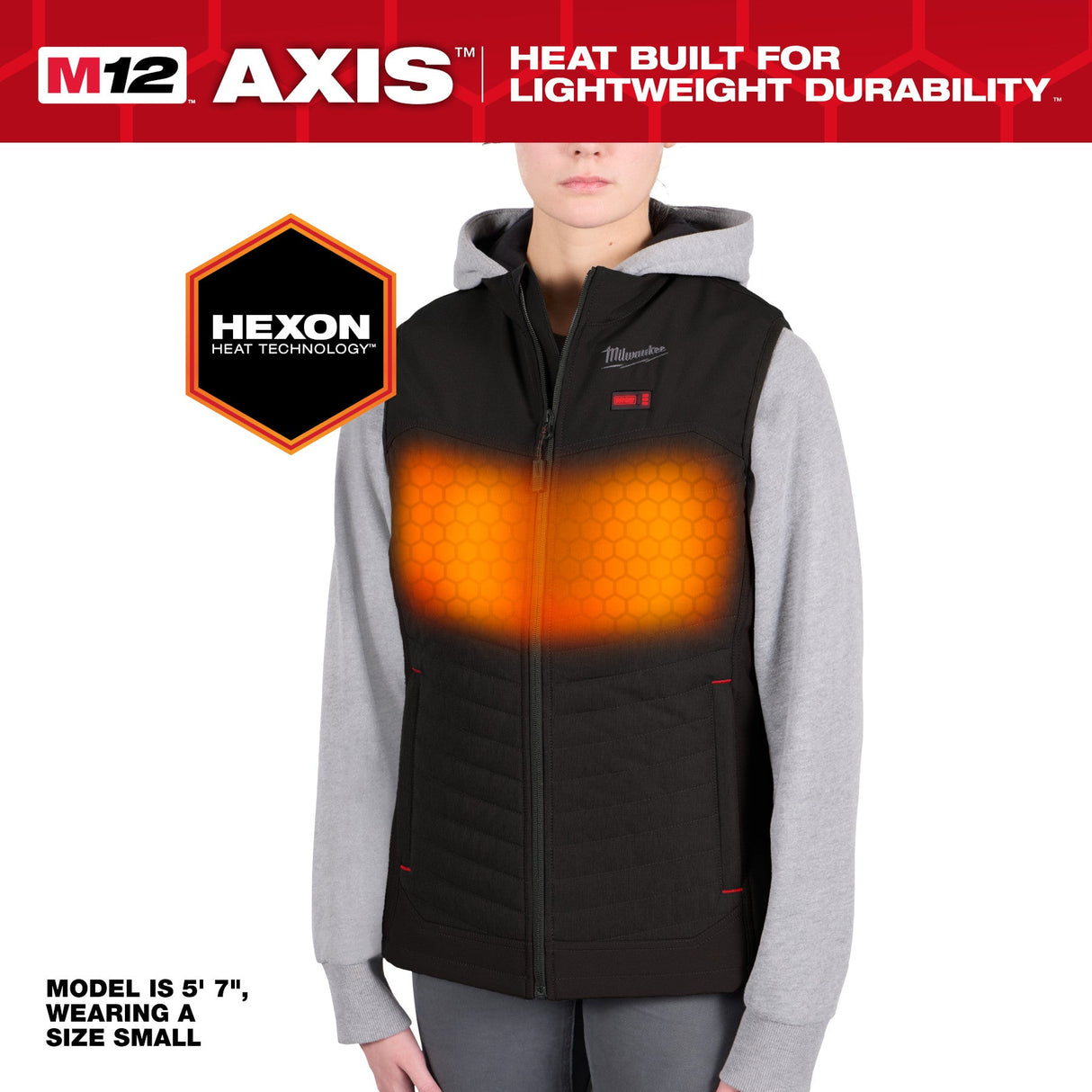 Milwaukee F300B - 21 M12™ Women's Heated AXIS™ Vest - Mississauga Hardware Centre Inc