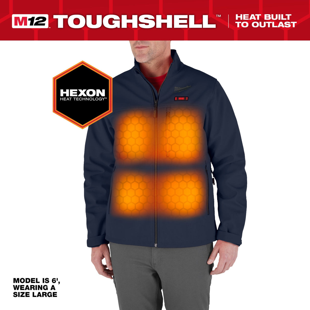 Milwaukee M100 - 21 M12™ Heated TOUGHSHELL™ Jacket - Mississauga Hardware Centre Inc