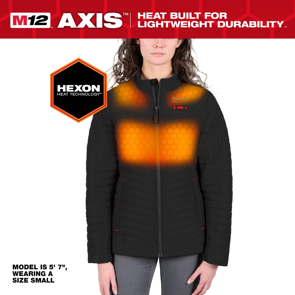Milwaukee M12™ Women's Heated AXIS™ Jacket - Black SM - Mississauga Hardware Centre Inc
