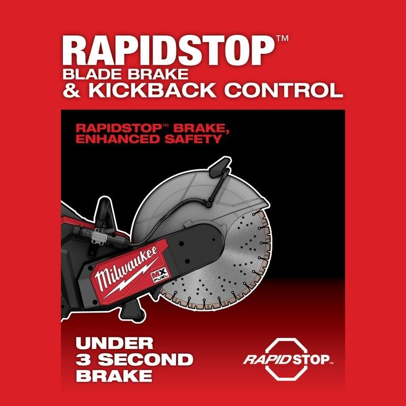 Milwaukee MXF315 - 2XC MX FUEL 14in Cut - Off Saw w/ RAPIDSTOP Kit - Mississauga Hardware Centre Inc