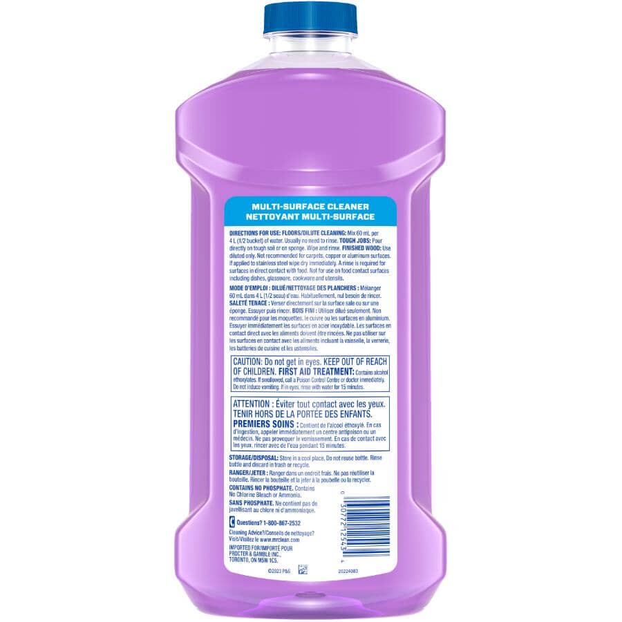 Mr Clean Multi - Surface Cleaner with Febreze Lavender Vanilla Scent - 1.2 L - Mississauga Hardware Centre Inc