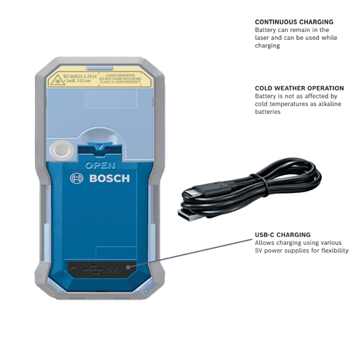 BOSCH GLM-BAT Professional 3.7V Lithium-Ion 1.0 Ah Battery