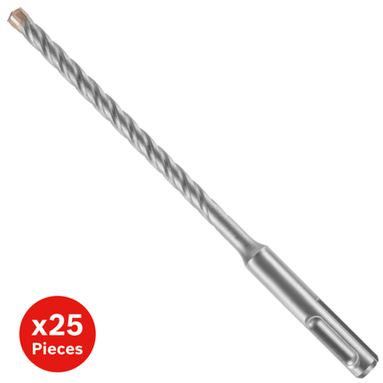 Bosch HC4C2041B25 1/4 In. X 4 In. X 6 In. SDS-plus® Bulldog™ Tough Rotary Hammer Bit - 25 Pack