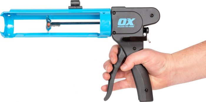 OX P044910 PRO RODLESS CAULK GUN 10 OZ 7:1 THRUST RATIO - Mississauga Hardware Centre Inc