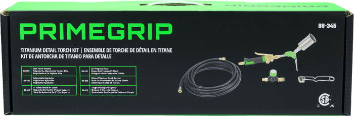 PRIMELINE 88 - 345 Titanium Detail Torch Kit - Mississauga Hardware Centre Inc
