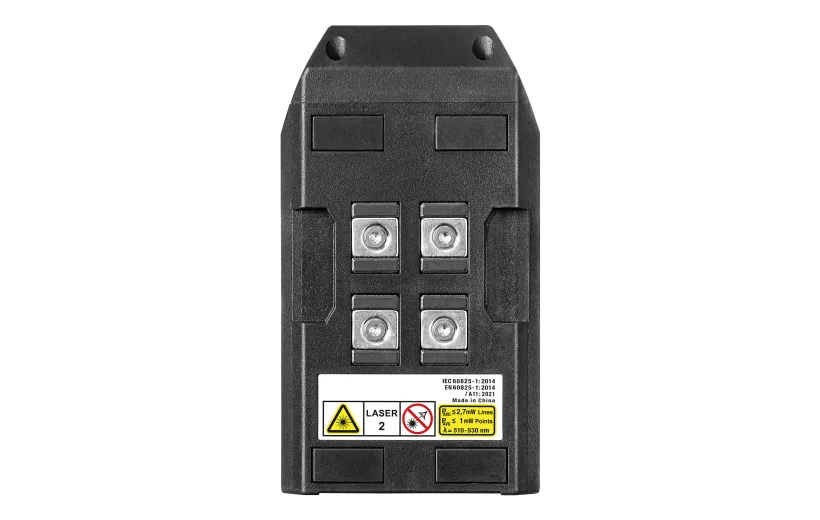 STABILA Cross-Line Laser LAX 500 G, 12 V System, 7-Piece Set, with Rechargeable Battery and Charger