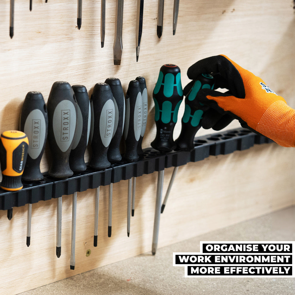 StealthMounts WH-BLK-SD-4 Wall Hive System Screwdriver Rack (4 Pack)