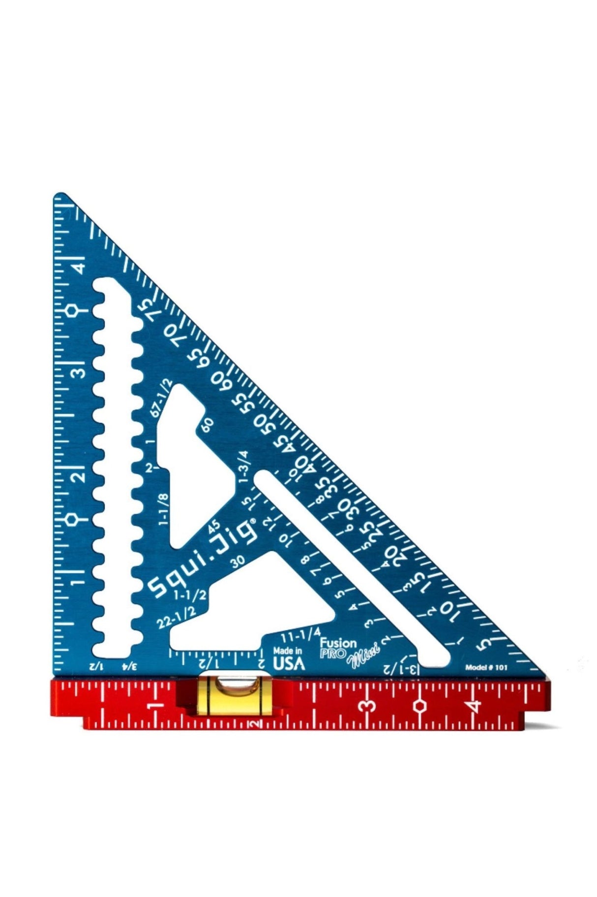 Squi.Jig FP45RWB 4.5" FUSION PRO SQUARE RED WHITE BLUE - Mississauga Hardware Centre Inc