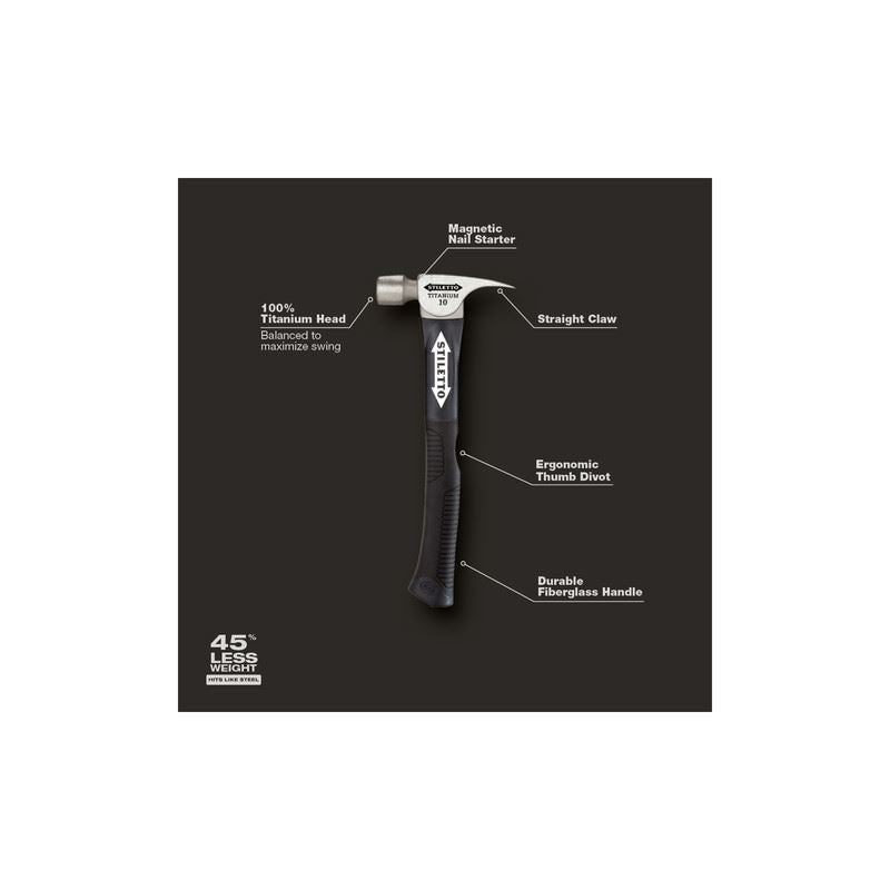 STILETTO FH10C - F 10oz Smooth/Curved Fiberglass - Mississauga Hardware Centre Inc