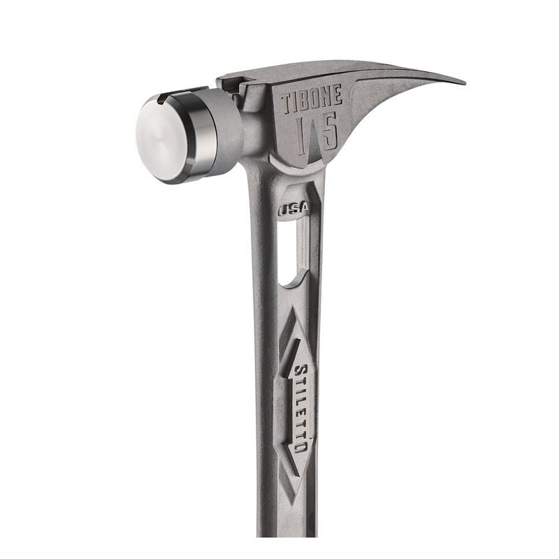 STILETTO TIB15SC TIBONE 15oz Smooth Titanium Framing Hammer - Mississauga Hardware Centre Inc