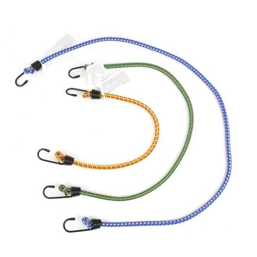Stinson Cargo 406102 10PK Tie Down Bungee Stretch Cord Assorted - Mississauga Hardware Centre Inc