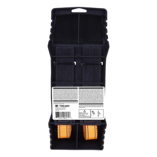 Stinson Cargo 406171 2Pk Tie Down Ratchet Strap 1in x 12ft 600lb - Mississauga Hardware Centre Inc