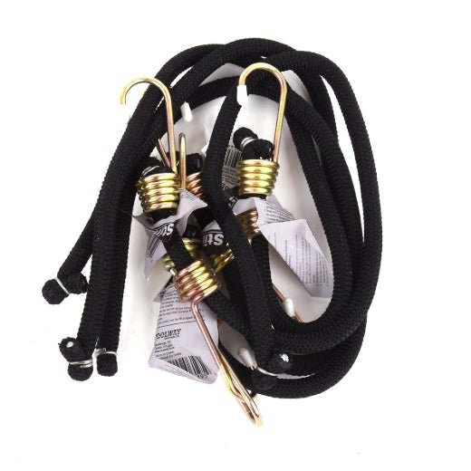 Stinson Cargo 406195 4PK Heavy Duty Tie Down Bungee Stretch Cord 10mm x 24in - Mississauga Hardware Centre Inc
