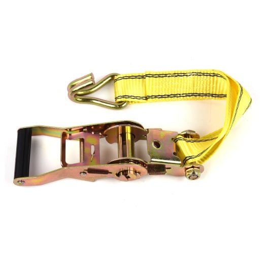 Stinson Cargo 406393 Tie Down Ratchet Strap With J - Hooks 1½in x 15ft 1670lb - Mississauga Hardware Centre Inc