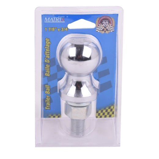 Stinson Cargo 720132 Trailer Ball 1 - 7/8in x ¾in 3500lb - Mississauga Hardware Centre Inc