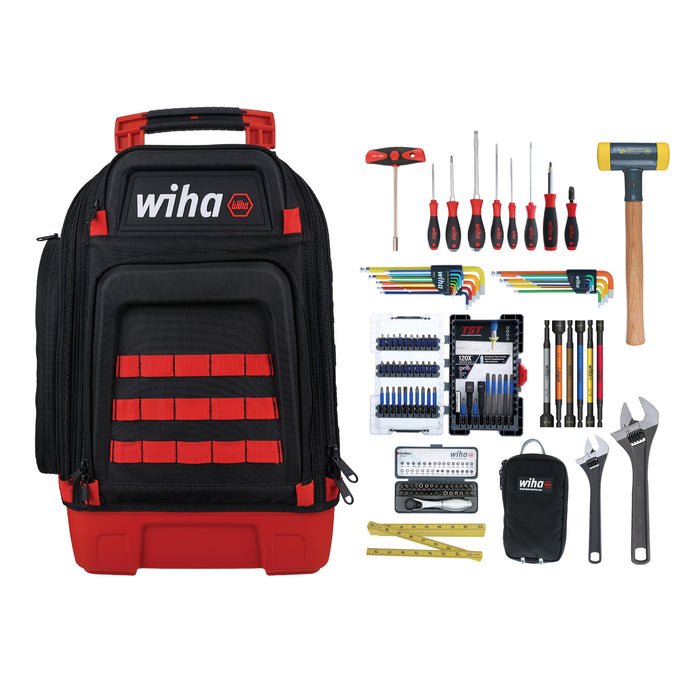 WIHA 91876 114 Piece Industrial MRO Tool Kit in Heavy Duty Backpack