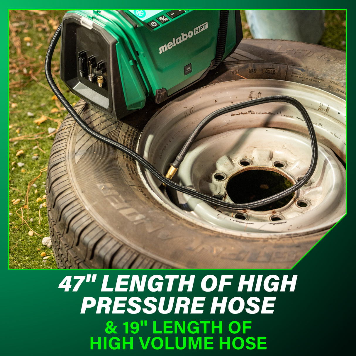 metabo HPT UP18DAQ4M 18V MultiVolt™ Cordless Dual Function Inflator (Tool Body Only)