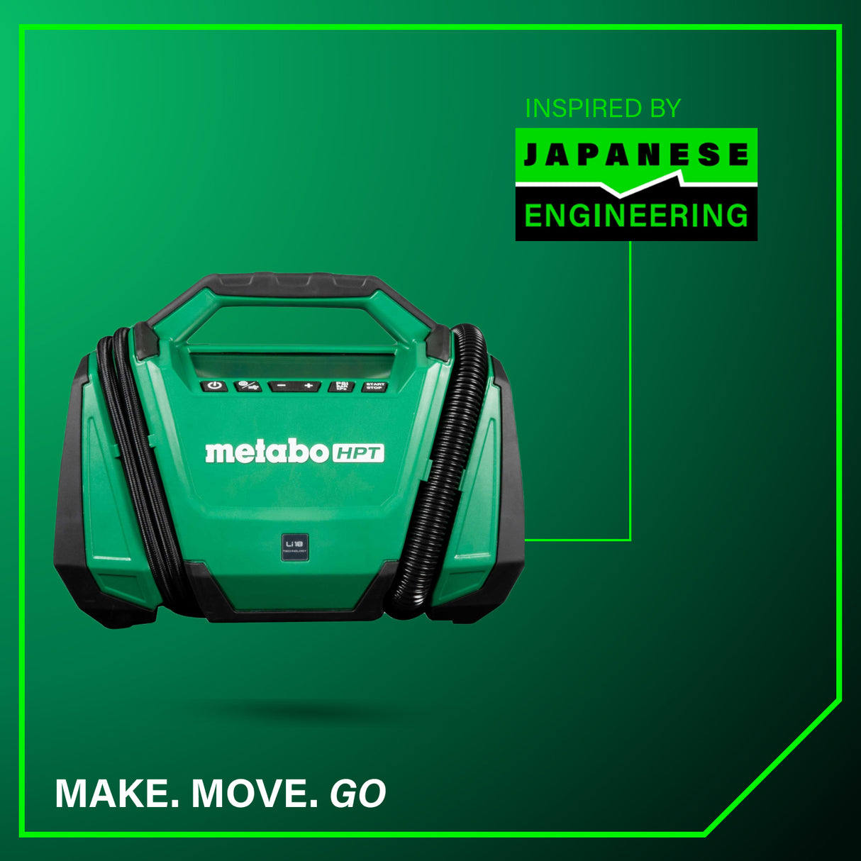 metabo HPT UP18DAQ4M 18V MultiVolt™ Cordless Dual Function Inflator (Tool Body Only)