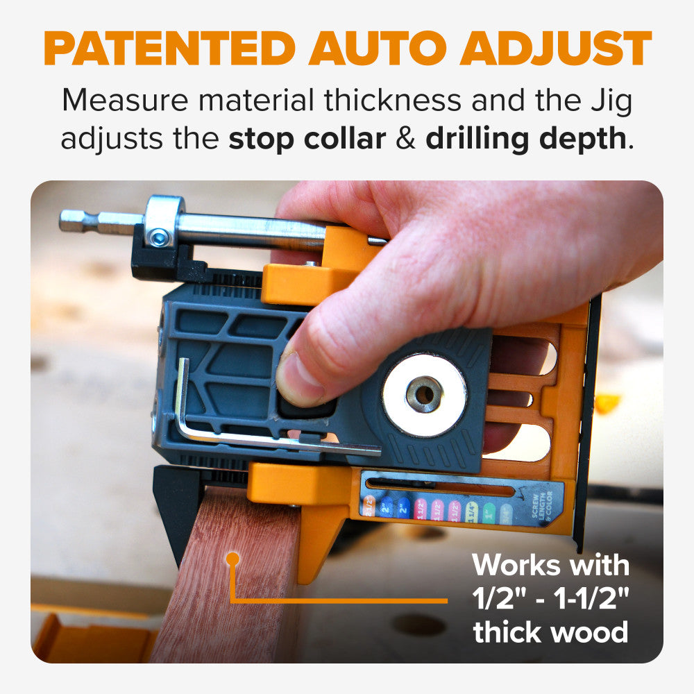 BORA BR-A170301 Automatic Mini Pocket Hole Jig Set