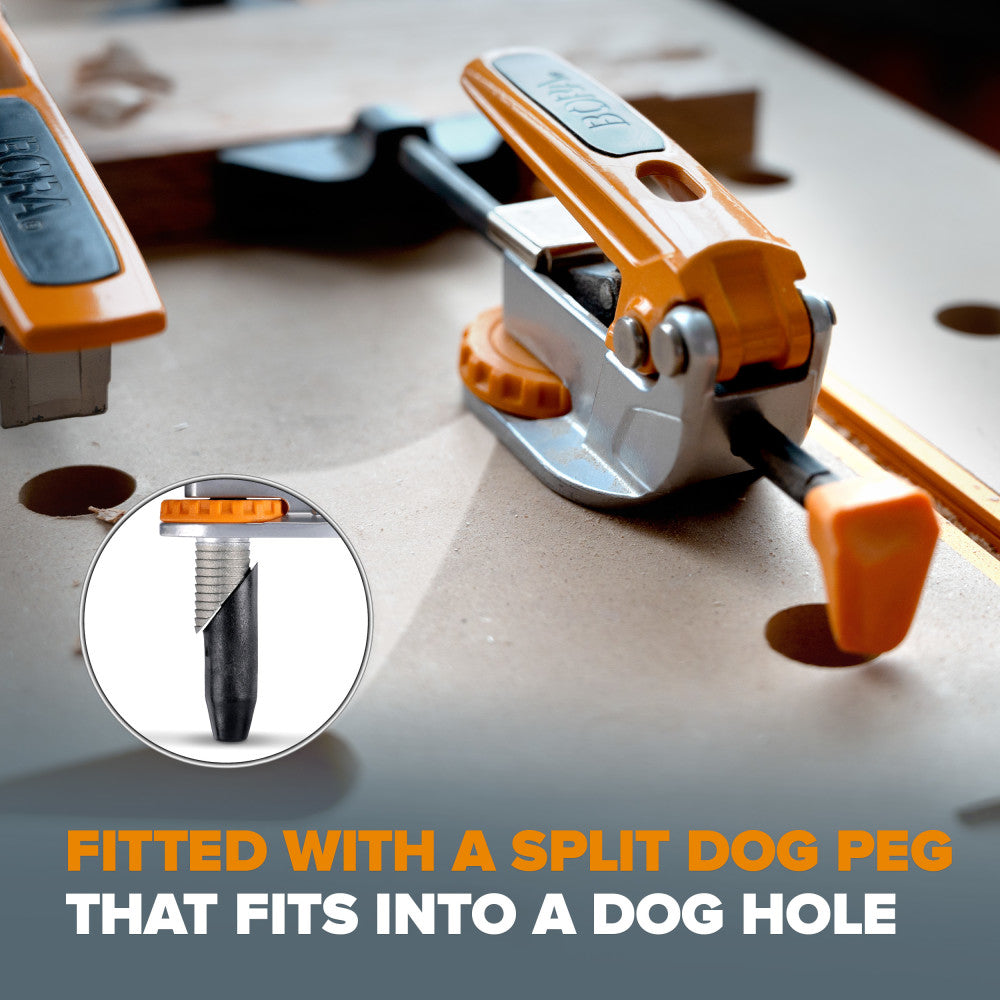 BORA BR-G090102 Auto-Adjust In-Line Dog Clamp