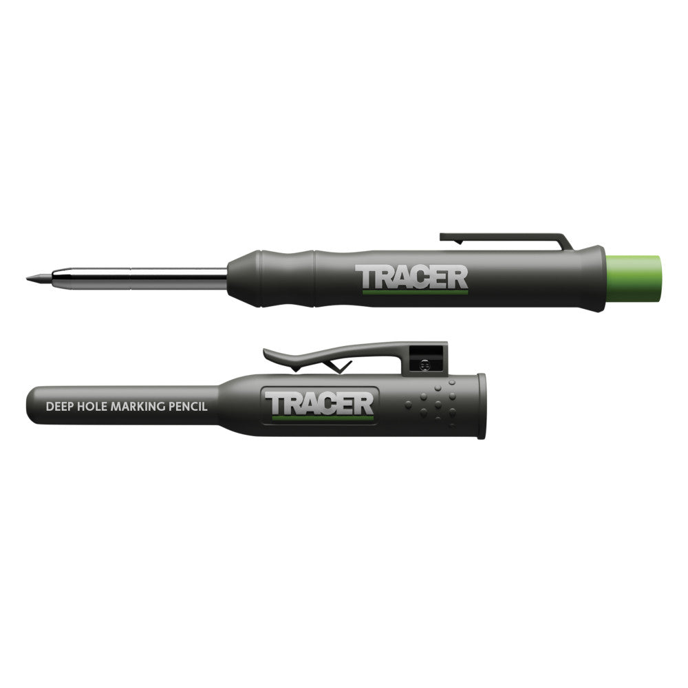 TRACER AMK1 Deep Hole Construction Pencil w/ Replacement Lead set