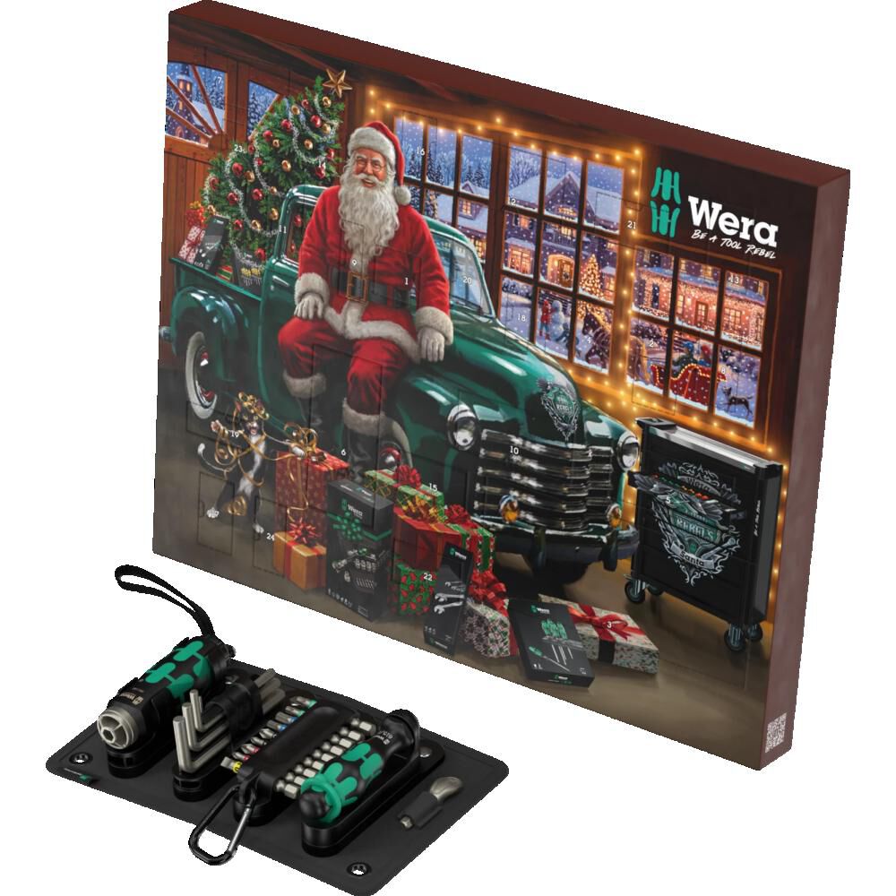 WERA Advent calendar 2026, 24 pieces